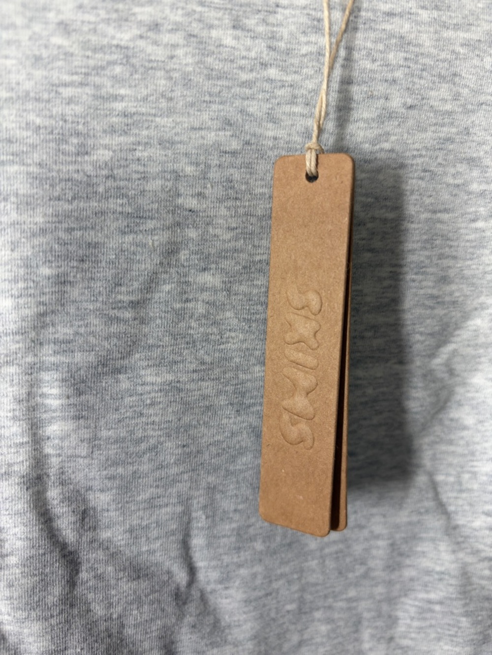 SKIMS Light Gray Long Sleeve Cotton Jersey Top - Picture 2 of 9